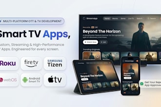 develop and test your smart TV app for roku, fire TV, samsung and lg