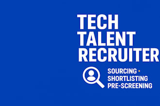 source, screen, and deliver top technical talent