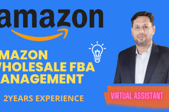 manage  amazon wholesale fba UK USA, virtual assistant for wholesale fba model