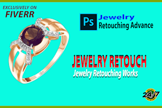 do jewelry retouching and color correction photo edit