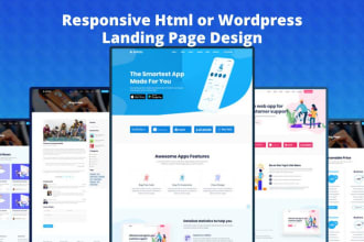 build responsive landing pages for high conversions using divi, elementor