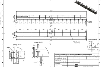 create 2d, 3d engineering drawing using autocad, solidwork, fusion360