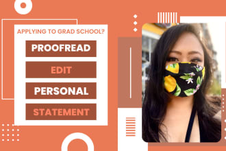 proofread and edit law school personal statement