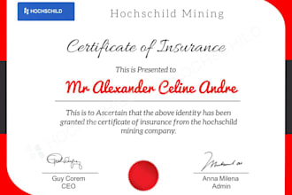 create a certificate design, diploma certificate for you