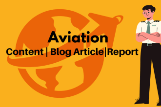 write interesting aviation content, blogs, and articles