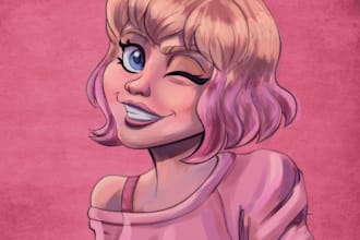 draw your cartoon character for social media pfp