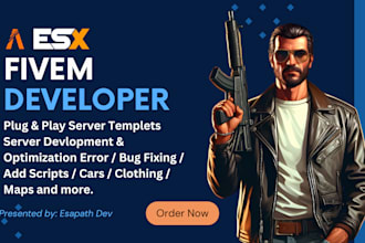 create or provide esx or qbcore fivem server