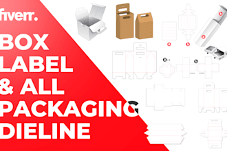 design boxes, mylar bags, and all packaging dielines