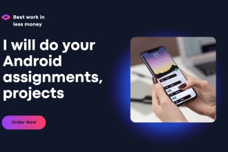 do your android app projects using android studio with complete source code