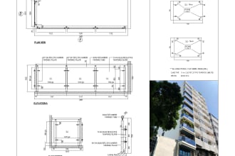 do tempered glass design drawing, cutting list and boq