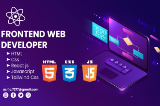 create responsive fast frontend reactjs , nextjs, websites