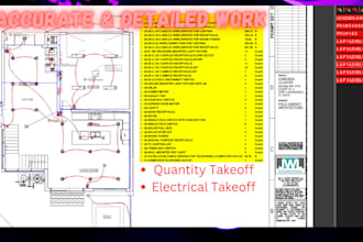 do electrical material takeoff and cost estimation