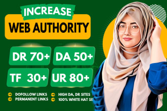 increase domain rating ahrefs DR, ur domain authority da and tf