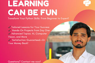 teach you artificial intelligence, python