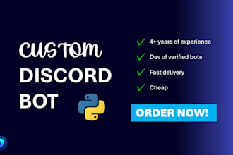 make a custom unique discord bot for any purpose