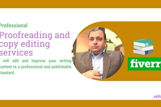 professionally proofread and edit your writing