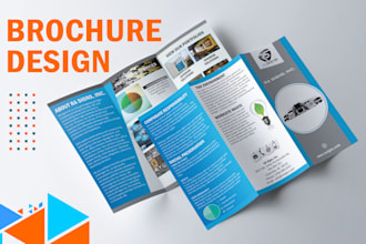do real estate brochure design, flyer design, pamphlet, rack card
