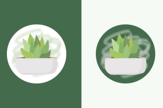 design professional app or web icon