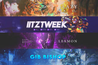 design valorant youtube banner, twitch,  header and logo