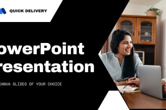 design powerpoint modern template and canva presentation