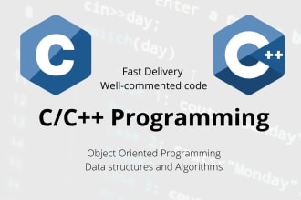 do oop in cpp programming, data structures in cpp, cpp tasks, c tasks