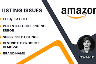 resolve and fix your amazon product listing issues