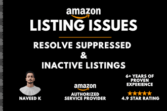 resolve and fix your amazon product listing issues