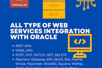 integrate all types of web services apis with oracle