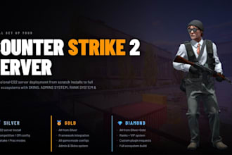 create a counter strike 2 server