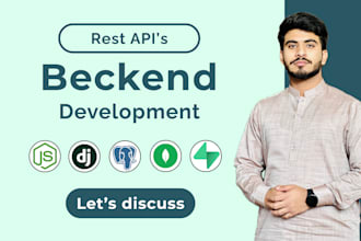 develop API in node, express, postgre, mongodb, supabase