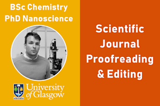 proofread and edit your scientific journal articles