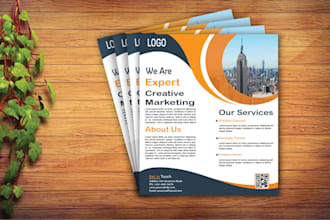 do unique, creative flyers and brochures for your business
