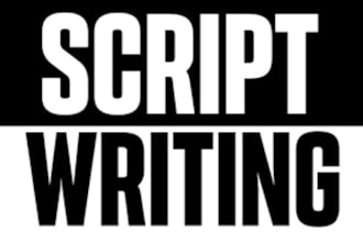 deliver highly professional scriptwriting services