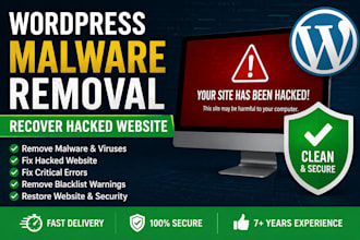 do wordpress malware removal and fix hacked website