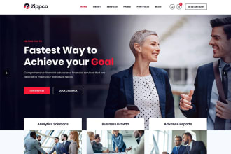 create a professional mortgage landing page, mortgage website, and loan website