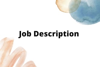 write detailed job description