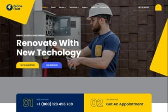 create equipment and electronics repair website