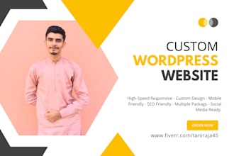 design professional wordpress website