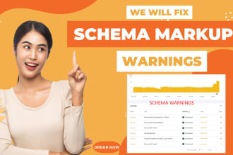 apply schema markup, fix schema markup errors, warnings of google search console