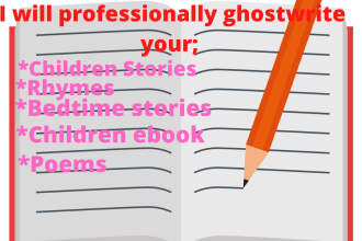 ghostwrite a compelling storybook, poems, rhymes and riddles for your children