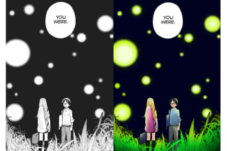 add color to any manga comic and anime illustration page
