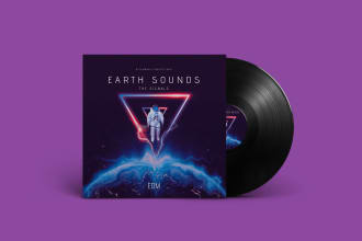 design unique album, podcast, mixtape, single, cd cover
