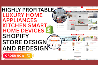build home appliances shopify store smart home devices kitchen appliance store