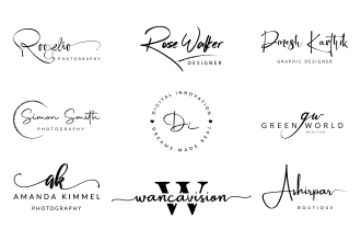 design signature, handwritten, script, cursive, handwriting logo