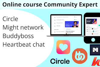 setup circle so, mighty networks, buddyboss, heartbeat chat, circle community