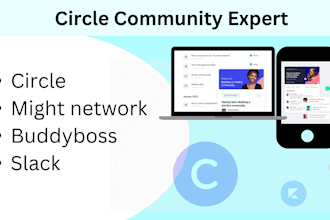 setup mighty networks, circle so, slack, buddyboss kajabi, circle community