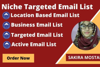 collect niche targeted email address, prospect business mail lead list