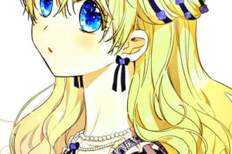 turn your art in manga style