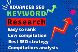 do advance SEO keyword research and competitor analysis