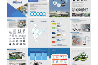design premium quality brochure, catalog, booklet, annual report